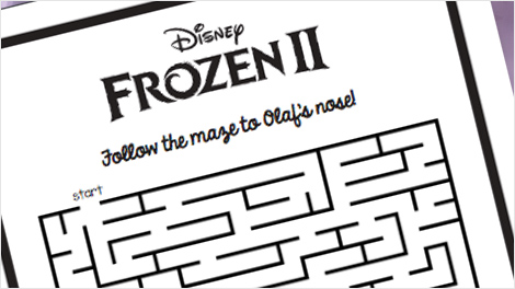 Actividades de Frozen II